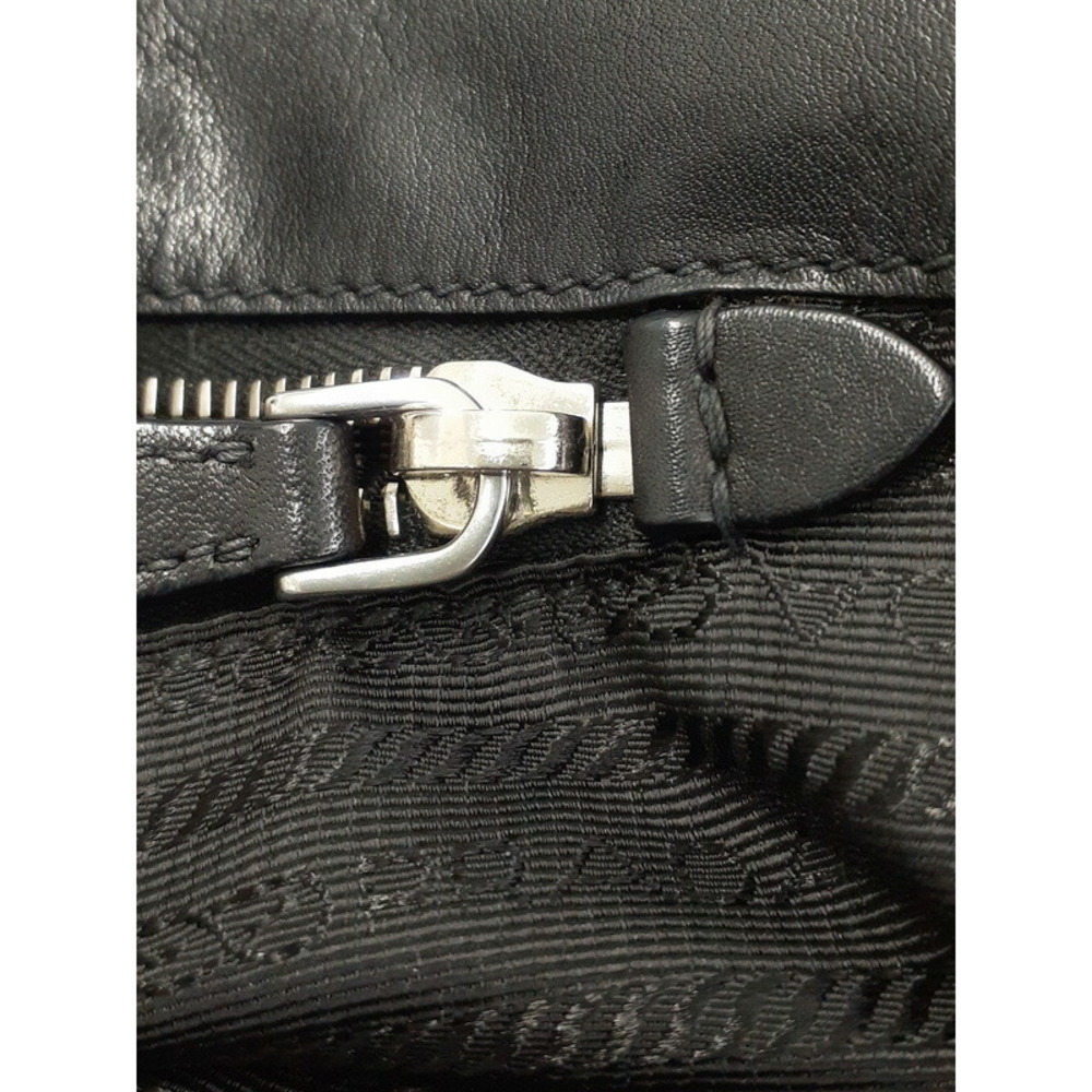 Prada Soft Tote Screw from Shoulder leather black Calf Bag - Picture 7 of 9